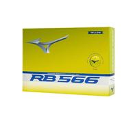 Mizuno RB 566 Golf Balls 12 Pack | Soft Distance Golf Balls for Men & Women | Long Flight, Low Spin, High Launch | Durable Cover with 566 Dimple Desi