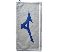 Mizuno RB Tour Cotton Large Carabiner Clip Golf Towel 20" x 40" Grey/Blue