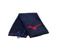Mizuno Golf RB Tri-Fold Cotton Carabiner Clip Golf Towel 16" x 24" White