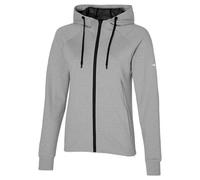 Mizuno RB Womens Full Zip Sweat Hoodie Grey (Sizes S - XL)