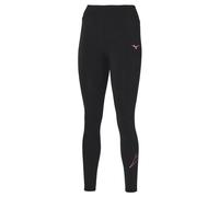 Mizuno RB Womens Running Jogging Gym Training Leggings Black (Sizes XS-XL)