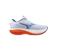 Mizuno - Road running shoes - Wave Rider 30 White/Blue Jewel/Orange.com for Men - Size 10,5 UK White 10.5 UK