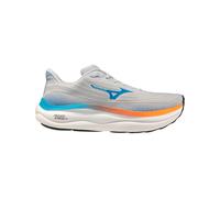 Mizuno - Road running shoes - Wave Sky 9 Cloudscape/Blue Jewel/Lava Orange for Men - Size 8 UK - Grey Grey 8 UK