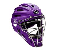 Mizuno Samurai Women's Fastpitch Softball Catcher's Helmet, Size 6 1/2-7 1/4, Purple