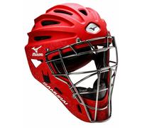 Mizuno Samurai Women's Fastpitch Softball Catcher's Helmet Size 6 1/2 - 7 1/4 Red