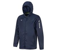 Mizuno Sendai Windbreaker Jacket Coat, Navy Blue, S