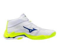 Mizuno Shoe Wave Lightning Elite MID. 39 - White Light Yellow Dazzling Blue 44, 39 White Light Yellow Dazzling Blue, 10 UK