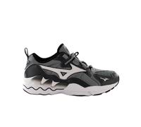 Mizuno Sport Style Wave Rider 1 Grey Lace Up Mens Running Trainers D1GA192705