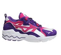 Mizuno Sport Style Wave Rider 1 Suede Lace Up Running Trainers in White | Size: 6.5 Mizuno White 6.5