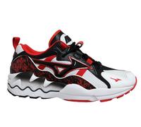 Mizuno Sport Style Wave Rider 1 White/Black/Red Trainers - Mens - Size UK 5.5
