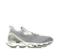 Mizuno Sportstyle Wave Prophecy Beta Mens Grey Trainers Leather (archived) - Size UK 8