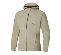 Mizuno Tech Light Hooded Running jacket Men - beige, Size XXL