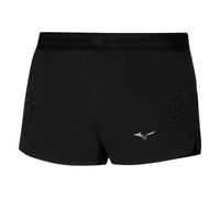 Mizuno Tech Light Split 1.5 Black Short, Size XL