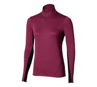 Mizuno Tech Thermal Charge Half Zip Long Sleeve T-shirt Purple L Women