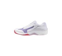 Mizuno Thunder Blade Z Women's Indoor Shoes, White Violet Indigo Camellia Pink, 6.5 UK