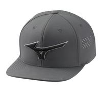 MIZUNO TOUR FLAT SNAPBACK GOLF CAP - CHARCOAL