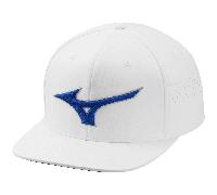MIZUNO TOUR FLAT SNAPBACK GOLF CAP - WHITE