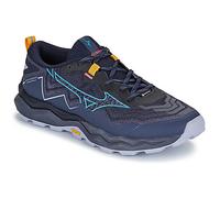 Mizuno Wave Daichi 9 GTX Waterproof Trail Running Shoes, Baritone Blue Citrus Capri Breeze, 7.5 UK
