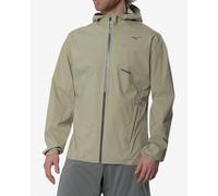 Mizuno Trail Waterproof 20K Hooded Jacket Beige Greyish - S
