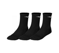 Mizuno Training 3P Socks, Black/Black/Black, L