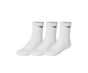 Mizuno Training Logo Socks 3 Pack 38-40 M White Women