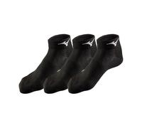 Mizuno Training Mid 3P Socks Unisex Socks - Black/Black/Black, Small