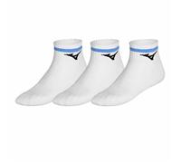 Mizuno Training Mid Sock With Line - 3 Pack 35-37 S White Women