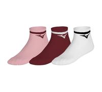 Mizuno Training Mid Sock With Line - 3 Pack 38-40 M Red Women