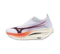 Mizuno Unisex-Adult Wave Rebellion Pro 3 Running Shoe, White-baritone Blue, 12 Wide Women/10.5 Men