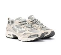 Mizuno Unisex MXR Casusal White/Silver Cloud Trainers - Size UK 7