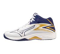Mizuno Unisex Thunder Blade Z MID, White/BlueRibbon/MP Gold, 10