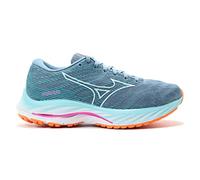 Mizuno Wave Rider 26 Neutral Running Shoe Women - Turquoise, Orange, Size 5