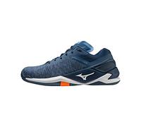 Mizuno Unisex Wave Stealth Neo Handball Shoes, Darkdenim White Sibis, 8.5 UK