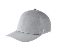 Mizuno Unisex's Stretch Fitted Team Hat, Grey, X Small