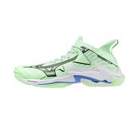 Mizuno Unisex's Wave Lightning 3 Volleyball Shoe, Neo Mint White, 9 Wide Women/7.5 Men
