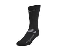 Mizuno Volleyball Runbird Crew Socks, Black, Medium