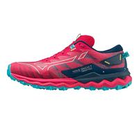 Mizuno Wave Daichi 7 Womens Trail Running Shoes Red Offroad Cushioned Run Sports