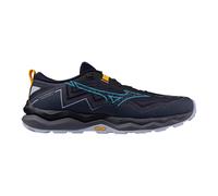Mizuno Wave Daichi 9 GTX Waterproof Trail Running Shoes, Baritone Blue Citrus Capri Breeze, 12 UK