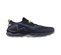 Mizuno Wave Daichi 9 GTX Waterproof Trail Running Shoes, Baritone Blue Citrus Capri Breeze, 7.5 UK