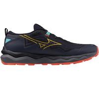 Mizuno Wave Daichi 9 Trail Running Shoe Men - Dark Blue, Yellow, Size 11.5