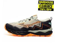 Mizuno Wave Daichi 9 Men's Vibram Trail Running Shoes Men's | Running Trainers | Mercury / Tangelo / Tang / Orange | UK Size 7.5