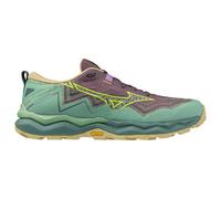Mizuno - Wave Daichi 9 W Granite green F.yellow Palekhak - 6 - Trail shoes