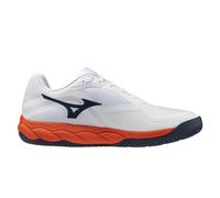 Mizuno Wave Enforce Court 2 AC Unisex | White/insignia Blue/orange - White / 7 / Standard