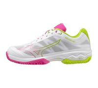 Mizuno Wave Excd Ltp Womens Tennis Shoes White/Fuchsia/ALM 7 (40)