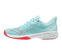 Mizuno Wave Excd Tr5 Womens Tennis Shoes Turquoise/Fiery Coral/White 8 (41)