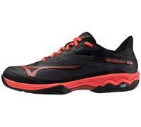 Mizuno Wave Exceed Light 2 Ac Men Tennis Shoe, Black-Radiant Red, 10 UK