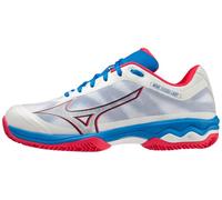 Mizuno Wave Exceed Light CC Tennis ShoesMan, White Operared Peace Blue, 8.5 UK