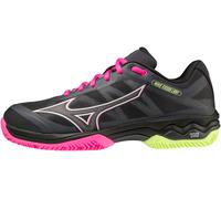 Mizuno Wave Exceed Light Womens Padel Shoes Black Tennis Sports Carbon Trainers