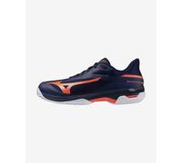 Mizuno Wave Exceed shoes dark blue orange white Clay Court - 42.5