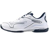 Mizuno Wave Exceed Tour 6 Ac Men Tennis Shoe, White-Dress Blue, 8 UK